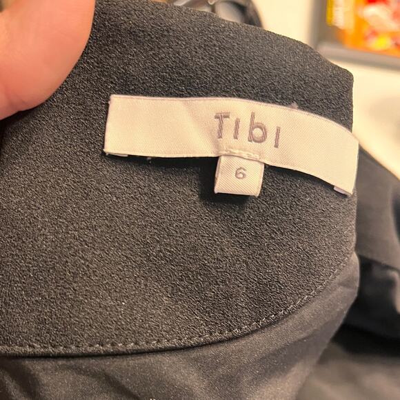 Tibi Lace Trim Midi Dress - Picture 3 of 4